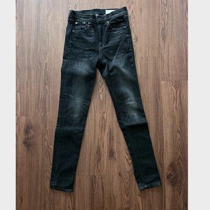 RAG AND BONE HIGH RISE ANKLE SKINNY JEANS SZ 25